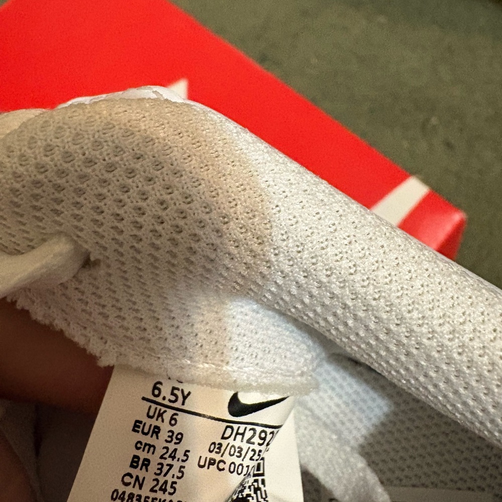 Nike White Mesh Sneakers - Picture 7 of 8
